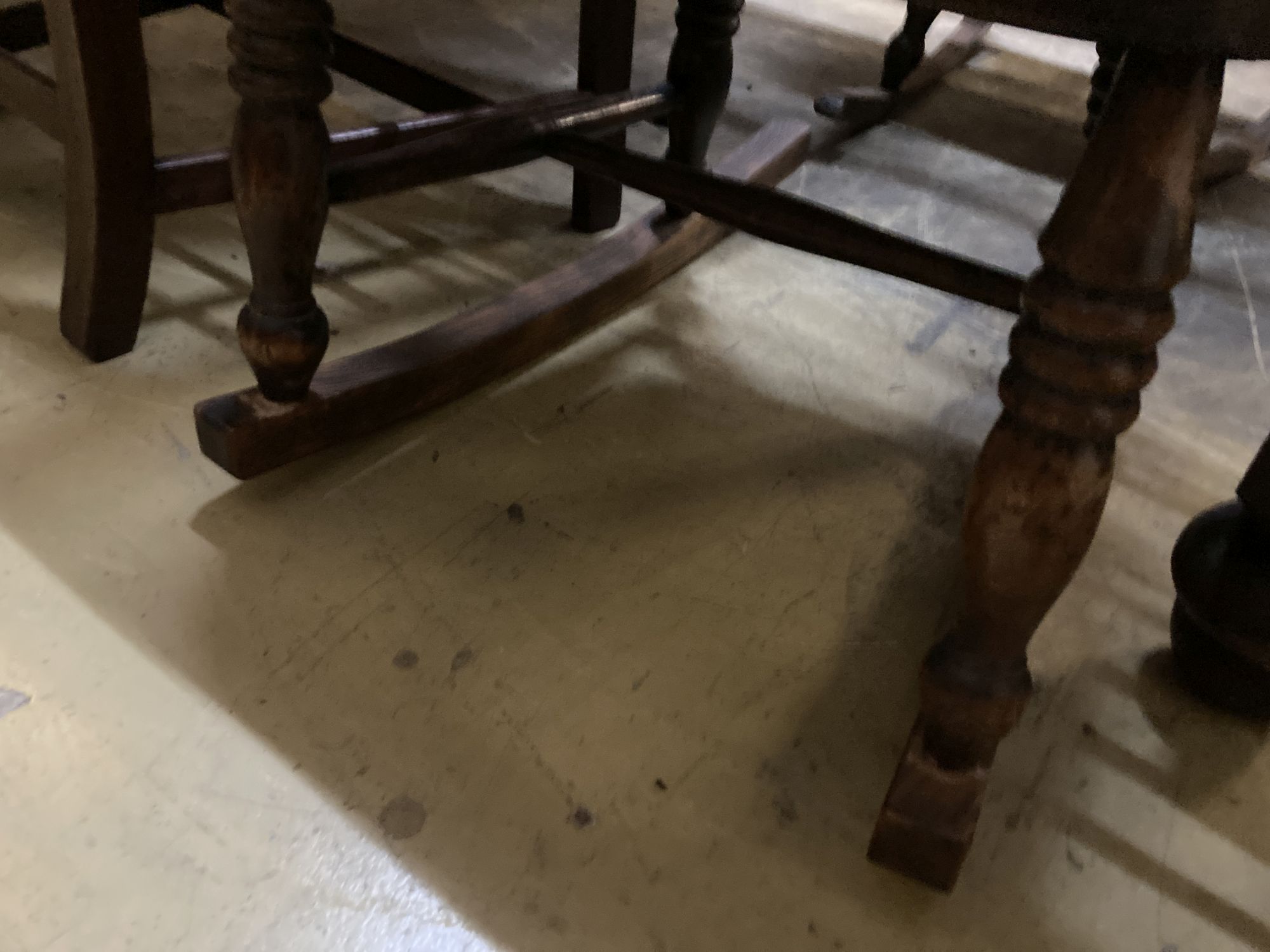 Two ash and elm Windsor rocking armchairs